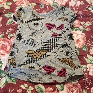 Girls super hero shirt